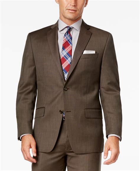 men's suits michael kors|fitted pantsuit with sharp tailoring.